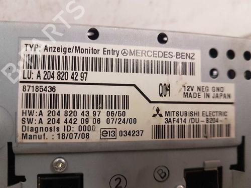 Display monitor MERCEDES-BENZ C-CLASS (W204)  | BP28995766C48 