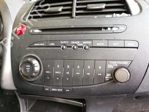 Used Radio HONDA CIVIC VIII Hatchback (FN, FK) 2.2 CTDi (FK3) (140 hp) 28989879