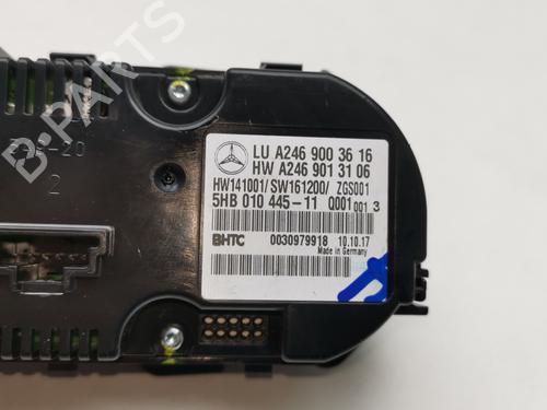 Climate control MERCEDES-BENZ A-CLASS (W176) A 200 CDI / d (176.008) | BP35792444I5 - Image 2
