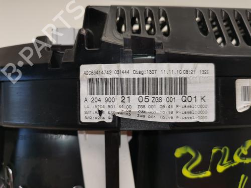 Instrument cluster MERCEDES-BENZ C-CLASS (W204)  | BP28995328C47 