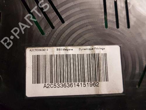 Instrument cluster RENAULT MEGANE III Hatchback (BZ0/1_, B3_)  | BP28982781C47 