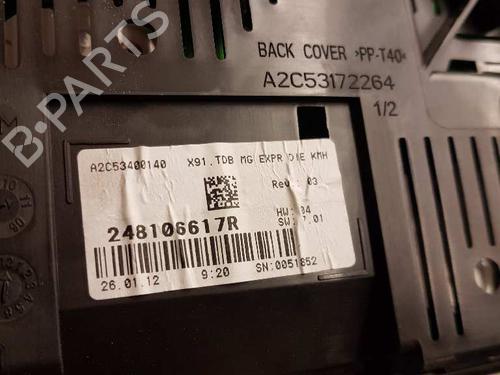 Instrument cluster RENAULT LAGUNA III (BT0/1) 1.5 dCi (BT00, BT0A, BT0T, BT1J) | BP28991986C47 