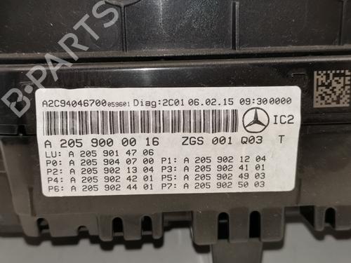Instrument cluster MERCEDES-BENZ C-CLASS T-Model (S205)  | BP28996289C47 
