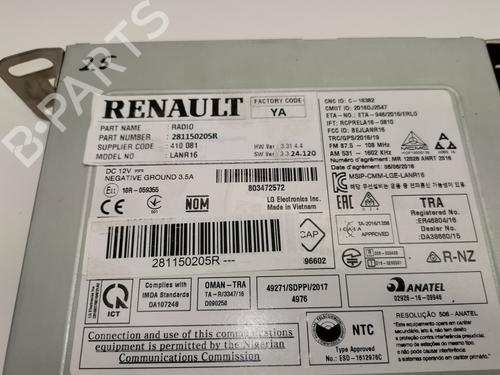 Radio RENAULT MEGANE IV Hatchback (B9A/M/N_)  | BP28995469E6 
