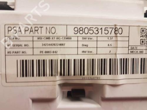 Instrument cluster CITROËN C5 III Break (RW_)  | BP28993378C47 