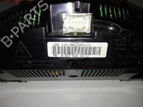 Instrument cluster MERCEDES-BENZ E-CLASS (W211) E 270 CDI (211.016) | BP28998103C47