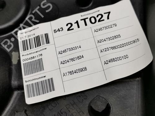 Rear right window mechanism MERCEDES-BENZ B-CLASS Sports Tourer (W246, W242)  | BP28993444C25 