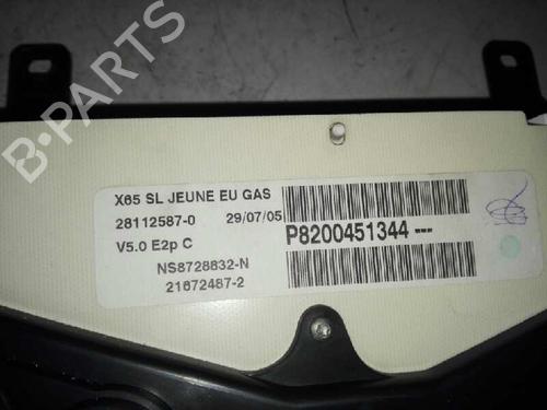 Instrument cluster RENAULT CLIO II (BB_, CB_) 1.5 dCi (B/CB07) | BP28981674C47