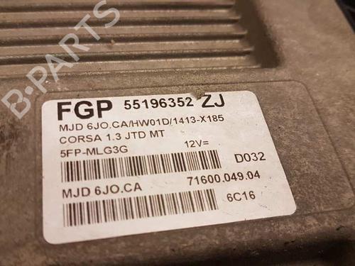 Engine control unit (ECU) OPEL CORSA C (X01) 1.3 CDTI (F08, F68) | BP28990801M57