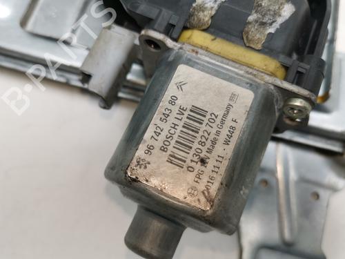 Rudehejsemekanisme Højre foran PEUGEOT 208 I (CA_, CC_) 1.6 BlueHDi 100 | BP28999327C23 