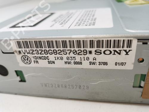 Radio VW GOLF V (1K1) | BP28990418E6