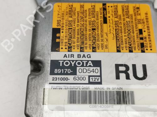 ECU airbags TOYOTA YARIS (_P13_) 1.5 Hybrid (NHP130_, NHP130) | BP29813868M53