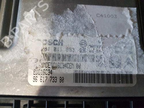 Engine control unit (ECU) PEUGEOT 307 (3A/C)  | BP28992511M57 