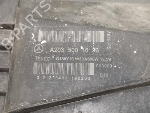Radiator fan MERCEDES-BENZ C-CLASS Coupe (CL203) C 220 CDI (203.708) | BP29533756M35