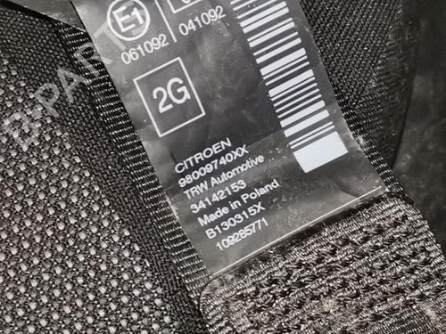 Rear left seatbelt CITROËN C4 CACTUS 1.6 BlueHDi 100 | BP28983415I29 