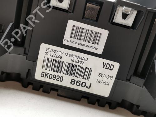 Instrument cluster VW GOLF VI (5K1)  | BP28997167C47 