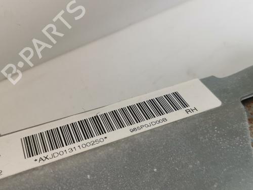 Right curtain airbag NISSAN QASHQAI I (J10, NJ10)  | BP30003583C12