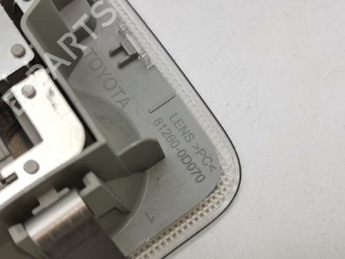 Interior roof light TOYOTA YARIS (_P13_) 1.5 Hybrid (NHP130_, NHP130) | BP29810978I8