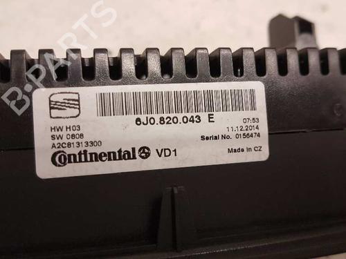 Climate control SEAT IBIZA IV (6J5, 6P1)  | BP28986564I5 