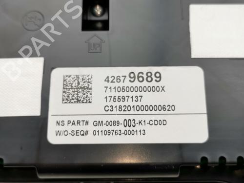 Kombiinstrument OPEL MOKKA / MOKKA X (J13)  | BP29715637C47 