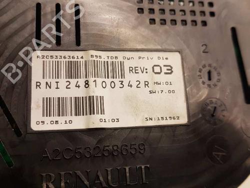 Instrument cluster RENAULT MEGANE III Hatchback (BZ0/1_, B3_)  | BP28982781C47 