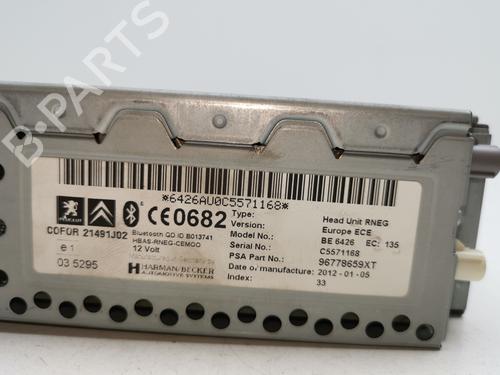 Radio PEUGEOT 3008 I MPV (0U_)  | BP29953489E6 