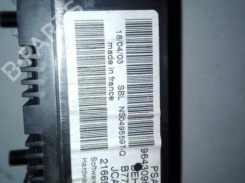 Climate control PEUGEOT 307 (3A/C) | BP28980956I5