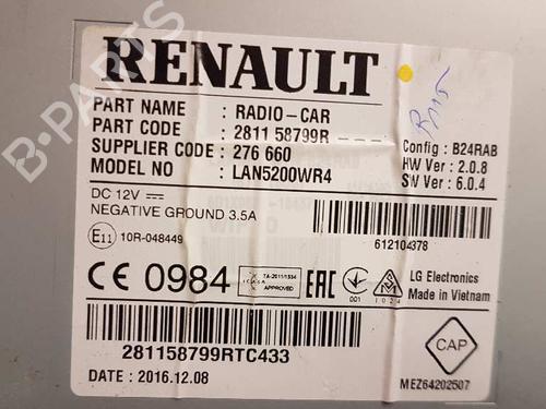 Radio DACIA SANDERO II  | BP28996018E6 