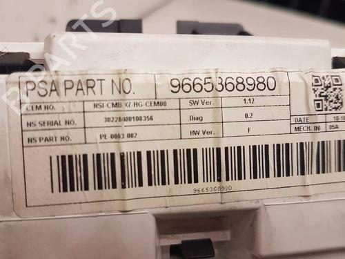 Instrument cluster CITROËN C5 III (RD_)  | BP28992813C47 