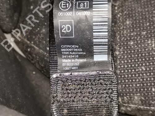 Rear right seatbelt CITROËN C4 CACTUS 1.6 BlueHDi 100 | BP28983416I28 