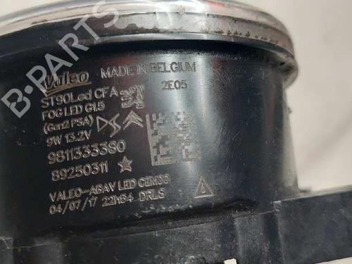 Left front fog light PEUGEOT 508 I (8D_) 2.0 BlueHDi 150 | BP28988082C30 