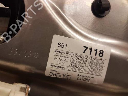 Rear right window mechanism MERCEDES-BENZ C-CLASS (W204)  | BP28986818C25 