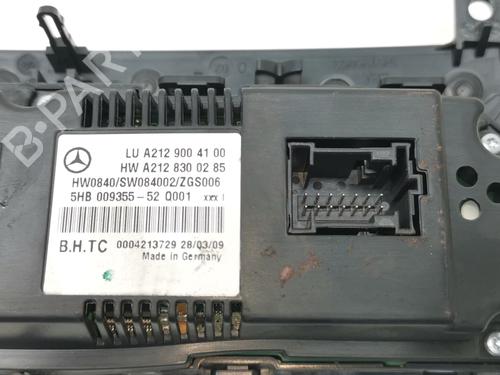 Climate control MERCEDES-BENZ E-CLASS (W212) E 350 CDI (212.025) | BP39439642I5 - Image 2