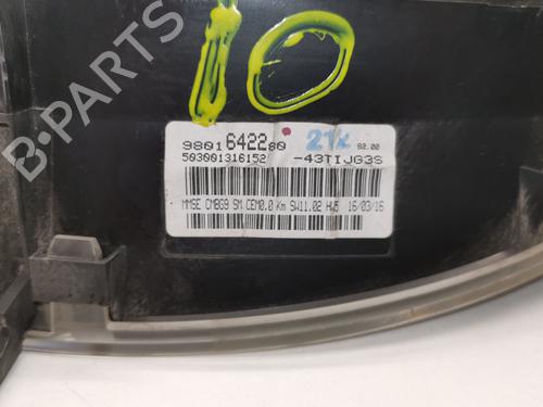 Instrument cluster CITROËN BERLINGO MULTISPACE (B9) 1.6 HDi 75 / BlueHDi 75 | BP28985133C47 