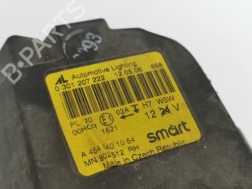 Højre forlygte SMART FORFOUR (454) 1.5 CDI (454.001) | BP39439691C29 - Image 4