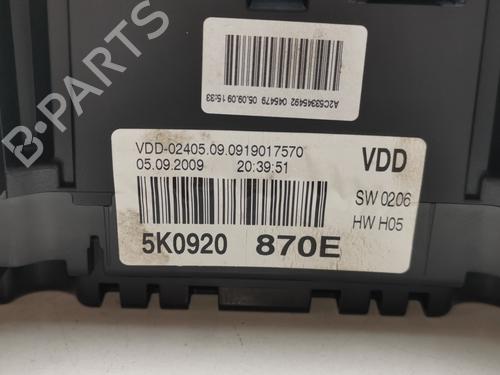 Instrument cluster VW GOLF VI (5K1) | BP37584627C47 - Image 3