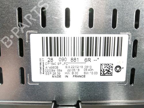 Display monitor RENAULT ESPACE V (JR_) 1.6 dCi 160 | BP28229677C48