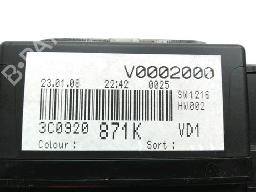 Instrument cluster VW PASSAT B6 (3C2) 1.9 TDI | BP37769014C47 - Image 3