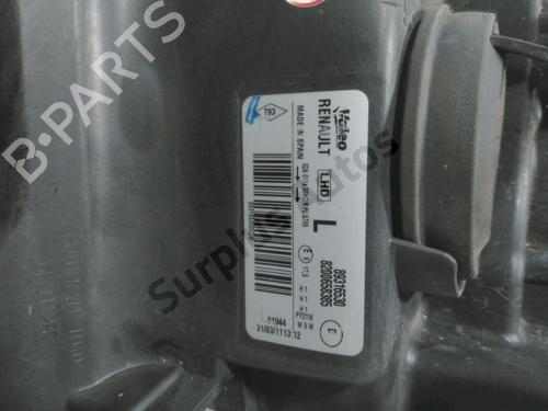 Left headlight RENAULT MODUS / GRAND MODUS (F/JP0_) 1.5 dCi 90 | BP28266794C28 