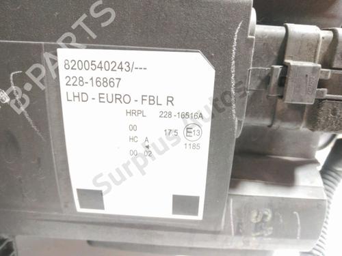 Right headlight RENAULT MODUS / GRAND MODUS (F/JP0_) 1.6 (JP03, JP0B, JP0U, JP0Y, JP1G) | BP28266313C29 