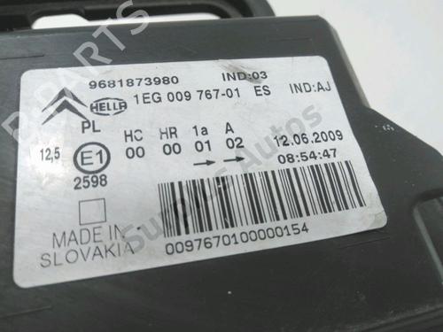 Left headlight CITROËN C3 Picasso (SH_) 1.6 HDi | BP36352089C28 - Image 2