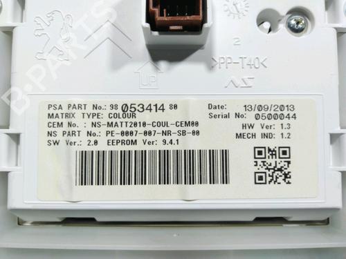 Instrument cluster PEUGEOT 2008 I (CU_) 1.6 HDi | BP28230439C47 