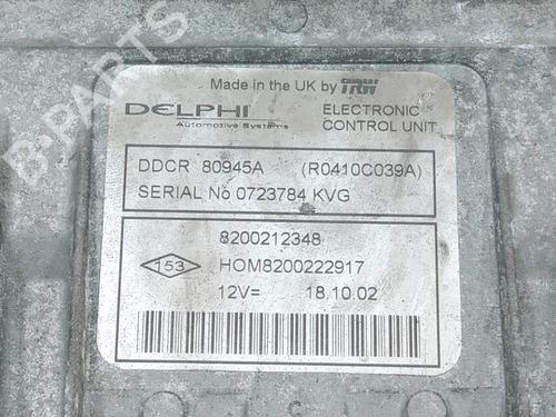 Engine control unit (ECU) RENAULT CLIO II (BB_, CB_) 1.5 dCi (B/CB07) | BP30984597M57