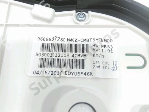 Instrument cluster PEUGEOT 206+ (2L_, 2M_) 1.4 HDi eco 70 | BP30991379C47