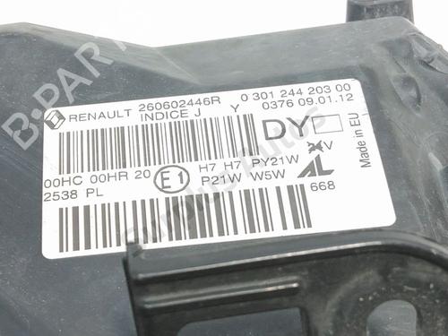 Left headlight RENAULT MEGANE III Hatchback (BZ0/1_, B3_) 1.5 dCi (BZ09, BZ0D, BZ1W, BZ29, BZ14) | BP36519426C28 - Image 4