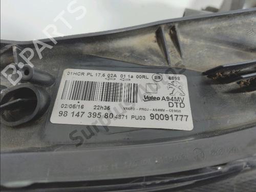 Right headlight PEUGEOT 2008 I (CU_) 1.6 BlueHDi 120 | BP36963074C29 - Image 3