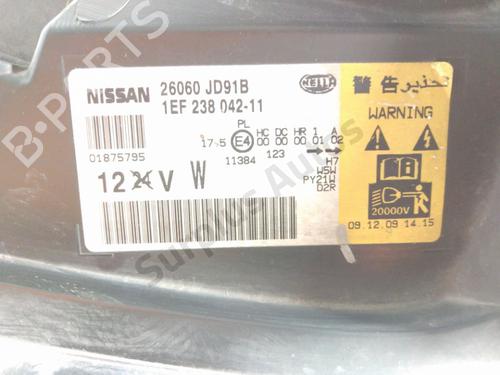 Left headlight NISSAN QASHQAI I (J10, NJ10) 2.0 dCi | BP28266751C28 