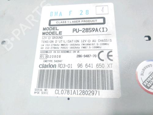 Radio CITROËN XSARA PICASSO (N68) 1.6 HDi | BP28231811E6 