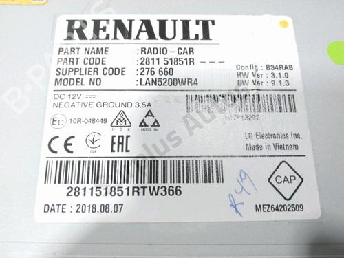 Radio DACIA SANDERO II 1.5 Blue dCi 95 (B8JL) | BP33190973E6 - Image 3