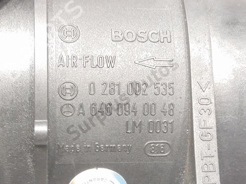 Mass air flow sensor MERCEDES-BENZ C-CLASS (W203) C 200 CDI (203.007) | BP35719707M95 - Image 5